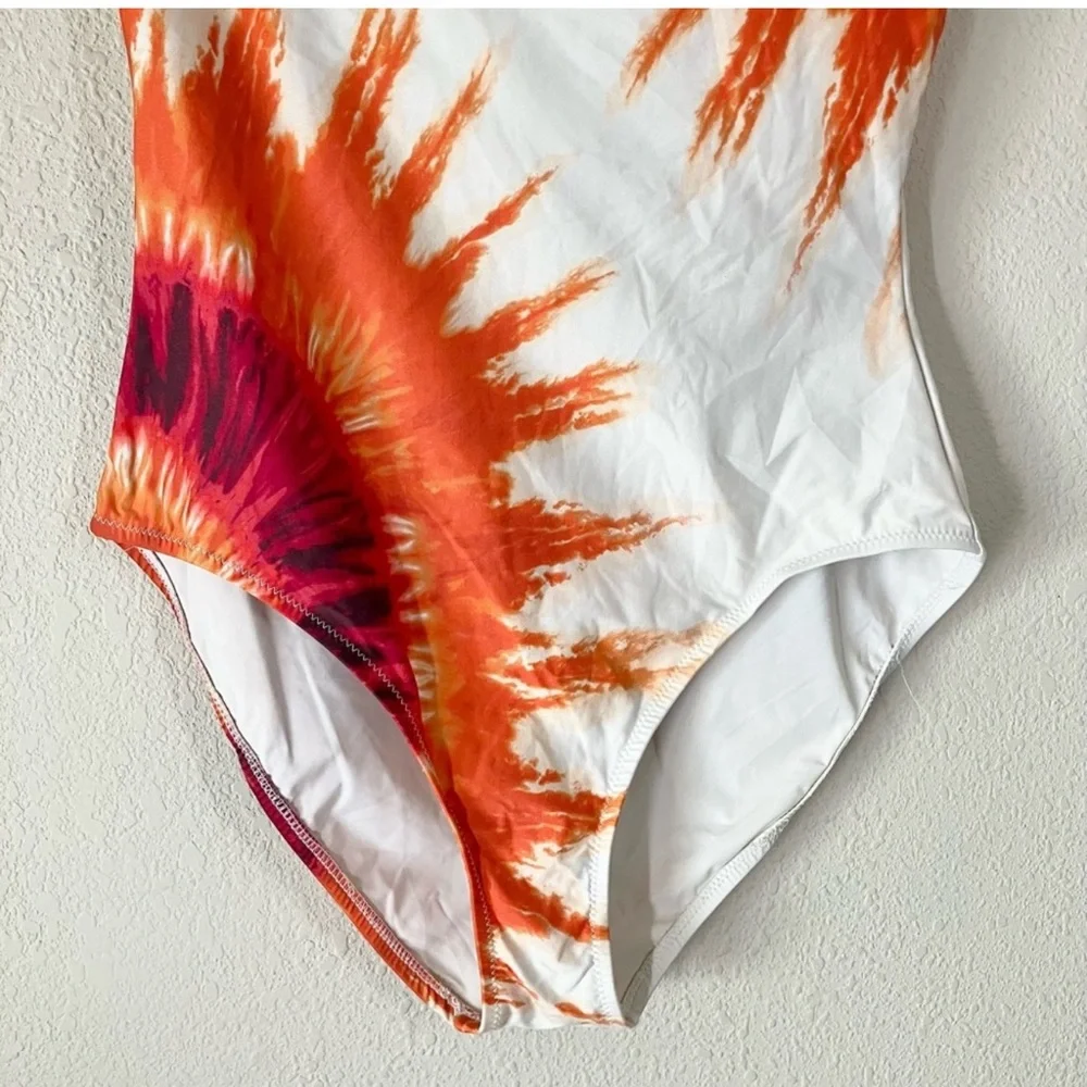 TRINA TURK One-Shoulder One-Piece Swimsuit Sunburst Tie-Dye
Bold Colorful 12 - Picture 4 of 9
